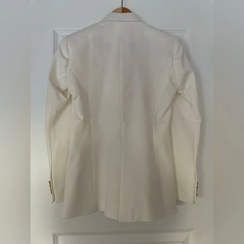 J. McLaughlin Marlowe Women's Blazer, white, size 0 - Picture 7 of 14